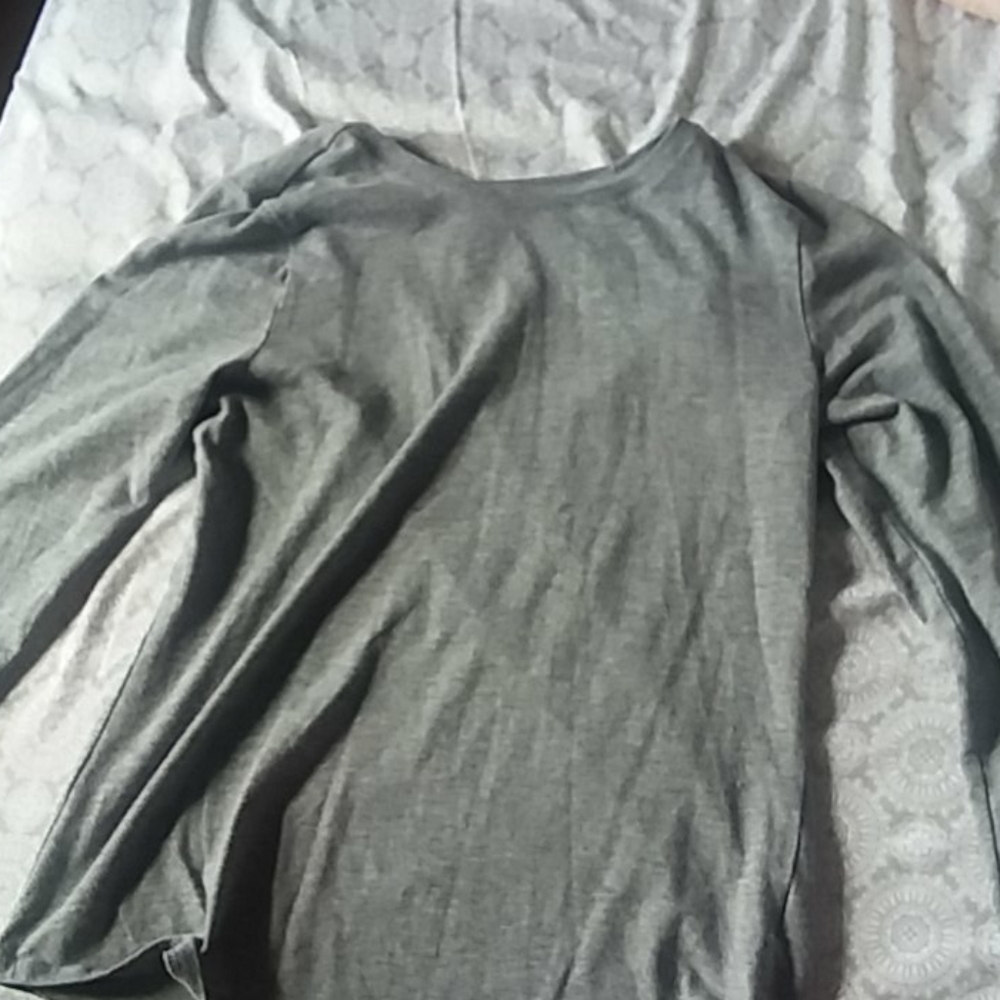 grey long sleeve